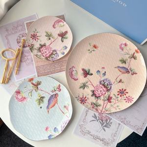 Présentoir à desserts en céramique style européen, luxe léger, multi-niveaux, pour la maison, le salon et les fêtes - Product Image 5