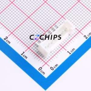 WAFER-HY2.0-7PWZ Wire-to-Board Pin Header Bent Lead Through Hole,P=2mm Connector 1x7P 2mm Right Angle Insert HY - Product Image 1