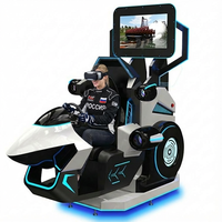 Simulador de vuelo de 360 grados, avión VR, trueno, vuelo, carreras, juego de disparos, helicóptero, parque de atracciones 9D a la venta