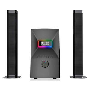 High-End <b>PC</b> <b>Gaming</b> RGB Light Subwoofer Desktop Speaker Super Bass Home Audio Blue Tooth Computer Speakers 2.1 Wired Speaker - Product Image 2