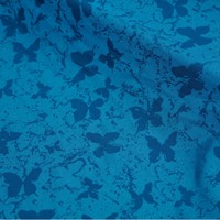 Tissu satiné jacquard mini-papillon en polyester et élasthanne à motif tonal pour vêtements de nuit et robes