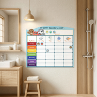 Tableau de récompenses magnétique étanche OEM pour tout-petits, idéal pour la rentrée scolaire et la maternelle, avec marqueurs acryliques