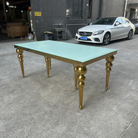 Mesa Rectangular de Acero Inoxidable para Banquetes, Bodas, Eventos y Hoteles, Venta al Por Mayor