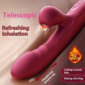 MizzZee Mystery <span class=keywords><strong>Girl</strong></span> Love Joystick, Palo de Masaje con Movimiento de Estiramiento, Oscilación, Succión y Vibración, Juguetes Sexuales Estimulantes para Mujeres Masturbadoras - Product Image 1