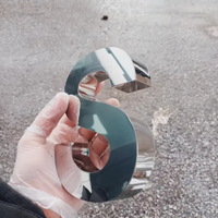 DakeSign, fabricant sur mesure de lettres en acier inoxydable 3D, non éclairées, étanches IP65, pour hôpitaux, entreprises, enseignes extérieures
