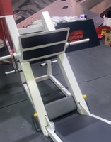 Presse à jambes Freeman, Hack Squat, Équipement de fitness commercial pour salle de sport, Presse à jambes à 45 degrés, Machine à presse à jambes à charge par plaques Cybex