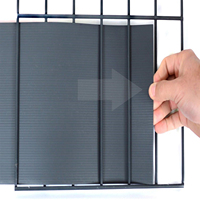 Bande de protection en PVC rigide anti-UV de 19 cm x 26 m, facile à installer, inspirée de l'écran de confidentialité, imperméable, pour clôture de jardin à double barre
