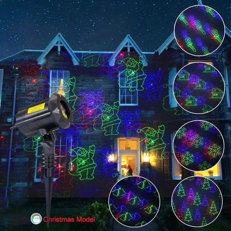 2022 New design RGB Full Color Animation Laser Projector Christmas Bar Stage DJ Disco Laser Light