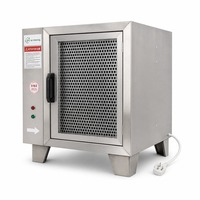 Purificateur d'air électrostatique pour fumée d'huile ESP, purificateur d'air commercial pour cuisine, en acier inoxydable, faible bruit, pour cuisine d'hôtel