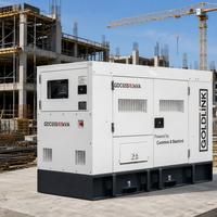 Grupo Electrógeno Diésel Silencioso Cummins de 65 kVA 52 kW, Generador de 65 kVA, Alternador de Cobre Insonorizado, Sistema de Refrigeración por Agua