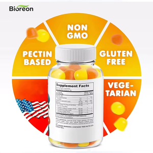 Gummies véganes biologiques à faible teneur en sucre et riches en antioxydants et en oméga-3 <span class=keywords><strong>DHA</strong></span> pour enfants - Complément alimentaire pour enfants en marque privée - Product Image 2
