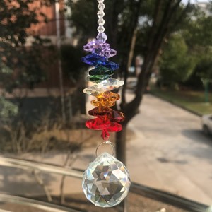 Ornements en cristal suspendus, attrape-soleil, créateur d'arc-en-ciel pour fenêtre, cristaux, accessoire Feng Shui - Product Image 2