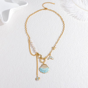 สร้อยคอจี้แฟชั่นสไตล์ฮาวายสำหรับผู้หญิงทำจากสเตนเลส316L เครื่องประดับ14K 18K - Product Image 3