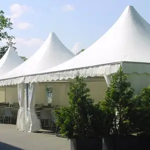 3 × 3 4 × 4 5 × 5 10 × 10 m Aluminiumkonstruktion Sechseck-Pagoda Pavillon-Zelt für Hochzeitszelt