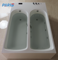 Baignoire de plongée froide en acrylique de 2m Baignoire de glace carrée pour thérapie de l'eau froide avec baignoire de refroidissement Baignoire de glace Baignoire isolée