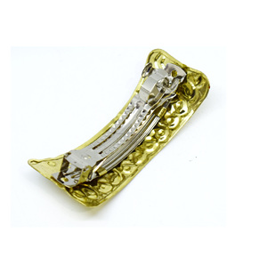 Nouveau Design de pinces à cheveux dorées antiques pour filles, Collection Exclusive de beaux accessoires de cheveux colorés brodés à la main - Product Image 5