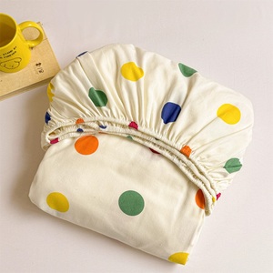 Juego <span class=keywords><strong>de</strong></span> Sábanas <span class=keywords><strong>de</strong></span> Algodón 100% Orgánico, Coloridas <span class=keywords><strong>con</strong></span> Puntos, Súper Suaves, Ligeras y Duraderas, Tamaño Queen - Product Image 1