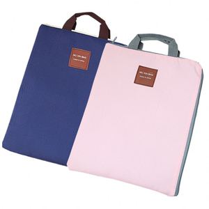 Nouveaux produits 2025, pochette de papeterie de bureau A4, imperméable, écologique, durable, en tissu Oxford, étui de rangement pour documents avec poignée - Product Image 3