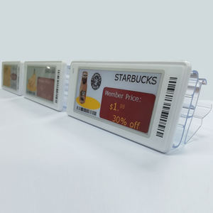 Étiquettes électroniques de rayonnage de 2,13'', 2,66'', 2,9'', 4,2'' pouces, étiquettes de prix numériques et ESL pour supermarchés et magasins de détail, étiquettes de prix pour bouteilles de vin - Product Image 1