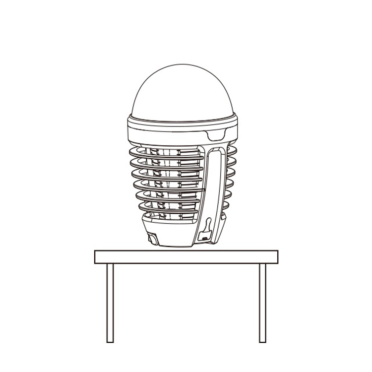 Dayang Indoor Pest Control Pest Electric Bug Zapper USB Rechargeable LED Electric Mosquito Killer Lamp