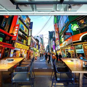 Papier peint moderne en soie, <span class=keywords><strong>style</strong></span> coréen, imperméable, antistatique, résistant à l'humidité, pour salon, fond de rue coréen - Product Image 4