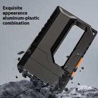 Lampe torche LED EDC rechargeable par USB 4000 mAh, étanche IP55, 2000+ Lumens, lumière du jour 5000K, portée 300 mètres, en alliage d'aluminium, conforme ROHS