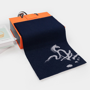 Sciarpa da Uomo Musulmano 100% Lana, Design Anno Zodiacale Rosso, Modello Invernale Versatile <span class=keywords><strong>e</strong></span> alla Moda, Lana Pura Australiana, Vendita all'Ingrosso - Product Image 6