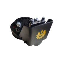 Rotateur hydraulique XDWP15 pour mini-excavatrice et rotateur à grappin hydraulique, équipement forestier rotatif à 360 degrés