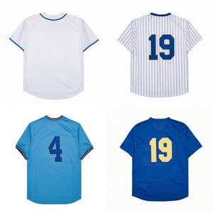Maillots de baseball rétro pour hommes, version nostalgique, cousus, 4 <span class=keywords><strong>Paul</strong></span> Molitor, 19 Robin, 44 Hank Aaron, tailles S-3XL - Product Image 1