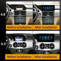 Radio Multimedia para Auto con Sistema Linux de 12.3 Pulgadas, CarPlay y Android Auto para Mercedes-Benz GLK X204 GLK250 GLK300 2008-2015 NTG4.0/4.5