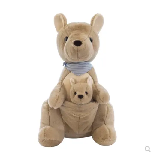 Ce/ASTM 2024 bán buôn tùy chỉnh dễ thương Kangaroo trang trí đồ chơi sang trọng Thú nhồi bông đồ chơi plushies dễ thương Fluffy trẻ em Quà tặng