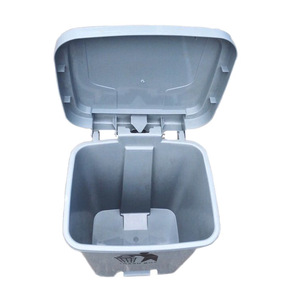 Cubo de Basura de Plástico de 60L, Rectangular, con Pedal, para Interiores, para Desechos Domésticos - Product Image 2
