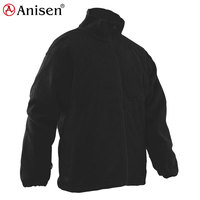 Veste polaire pour hommes à col montant et coupe-vent avec logo en couleur personnalisé de haute qualité et bon marché