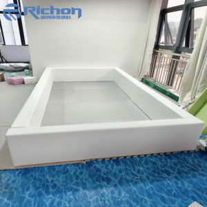 Aire de jeux gonflable populaire pour enfants, blanche et violette, <span class=keywords><strong>XL</strong></span>, grande, ronde, carrée, avec double toboggan, pour événements, fêtes, location, aire de jeux avec toboggan, aire de jeux souple - Product Image 4