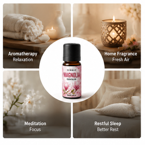 Huile essentielle de <span class=keywords><strong>magnolia</strong></span> pure et naturelle ; apaise la peau et améliore le sommeil, convient pour le soutien du sommeil et les soins de la peau. - Product Image 3