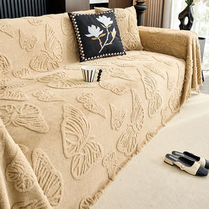 Funda de Sofá de Lujo Estilo Crema 2026 con Estampado de Mariposas - Manta de Sofá Antideslizante Todo Incluido <span class=keywords><strong>para</strong></span> Sala de Estar Moderna - Product Image 6