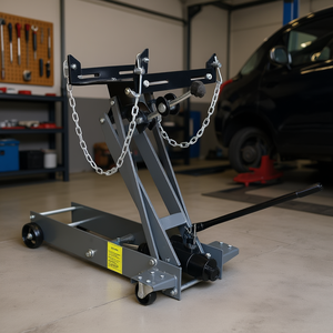 Gato hidráulico de transmisión de baja altura de 2200 lb de capacidad, de acero, para reparación de vehículos - Product Image 2