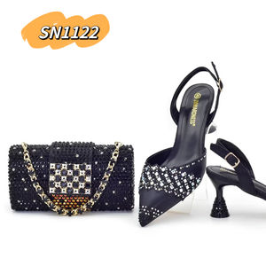 Magnifiques Chaussures et Sacs Assortis pour Femmes, Haute Qualité, Style Nigérian Aso Ebi, Design Nœud Papillon 2026 - Product Image 2