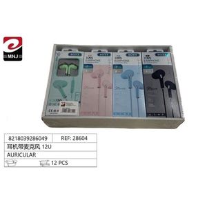 Auricular Headphones With Microphone 12U 12 Pcs - Product Image 1