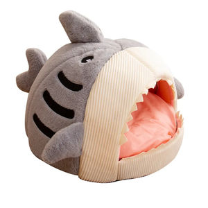 Großhandel Pet Cave Produkte für Haustiere Schlaf Gemütliche Haus Katzen Zelt Zubehör Nische Chat Soft Pet Cute Bett - Product Image 2