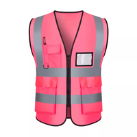 Reflective Safety Vest Jacket Strip Personal Pink Reflective Jacket Pattern