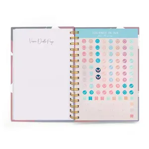 2024 Spiral Bound Printing Diary Journal A3 A4 A5 Daily Weekly Monthly Yearly Planner