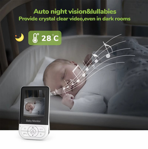 2.4 जी इन्फ्रारेड नाइट विजन के साथ 2.8 वीडियो बेबी मॉनिटर के साथ वीडियो बेबी मॉनिटर - Product Image 6