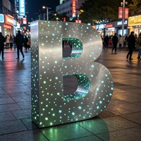 Meistverkaufte 3D-Buchstaben Ladenschilder Leuchtende Maßgefertigte Geschäftsschilder und Logos Außenwerbung LED-Buchstaben Schild