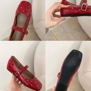New Fashion Waterproof Coating for Ladies Flat <b>Shoes</b> Cute Clean Style Flats - Product Image 4