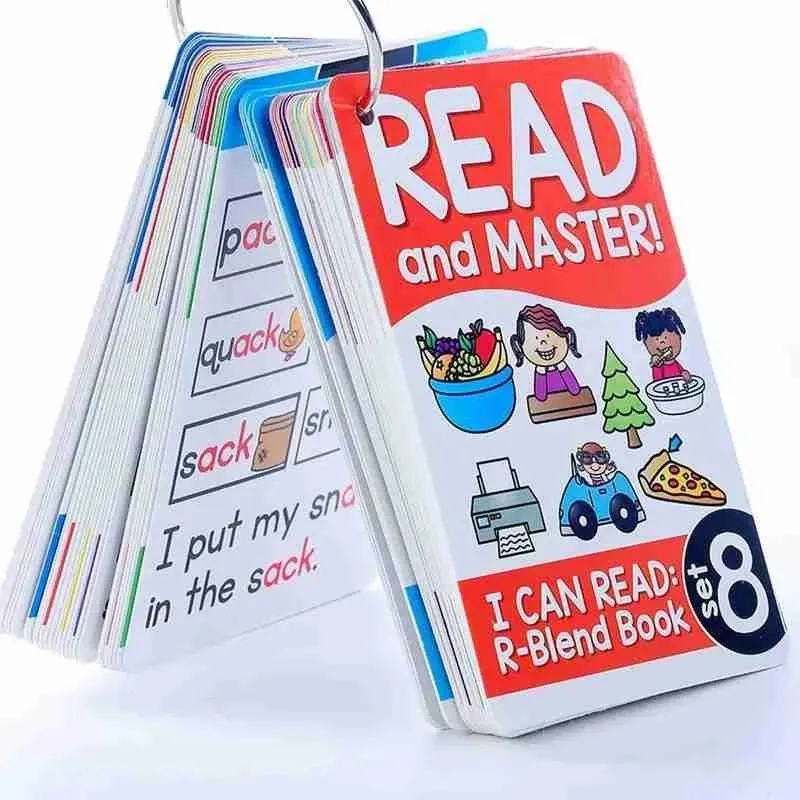 अंग्रेजी Phonics फ्लैश कार्ड बच्चों जल्दी कार्ड सीखने के बच्चों के लिए शैक्षिक खिलौने सीखने अंग्रेजी फ्लैश