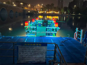 Muelle flotante de escenario simple <span class=keywords><strong>en</strong></span> el agua Tablero de espuma HDPE contenedor de Casa prefabricado Restaurante Flotante modificado - Product Image 5