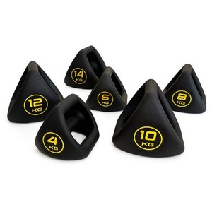 Yeni Taşınabilir Dayanıklı Demir Kettlebell Seti-3'ü 1 Arada Çok Amaçlı Spor Salonu Egzersiz Dambılısı Plastik Kaplama ile - Product Image 5
