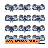 HC-SR04 Modul Sensor Transduser Ultrasonik DC 5V Papan Pengukur Jarak untuk Perangkat Keras Kompatibel Arduino dan Proyek DIY