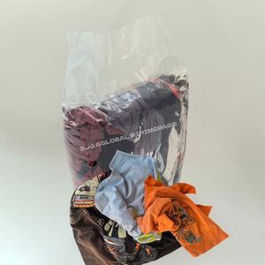 Trapos de Limpieza de Colores Variados, Trapos de Camiseta, Algodón Reciclado Industrial, 100% Algodón, para Limpieza de Polvo y Aceite de Máquinas - Product Image 1